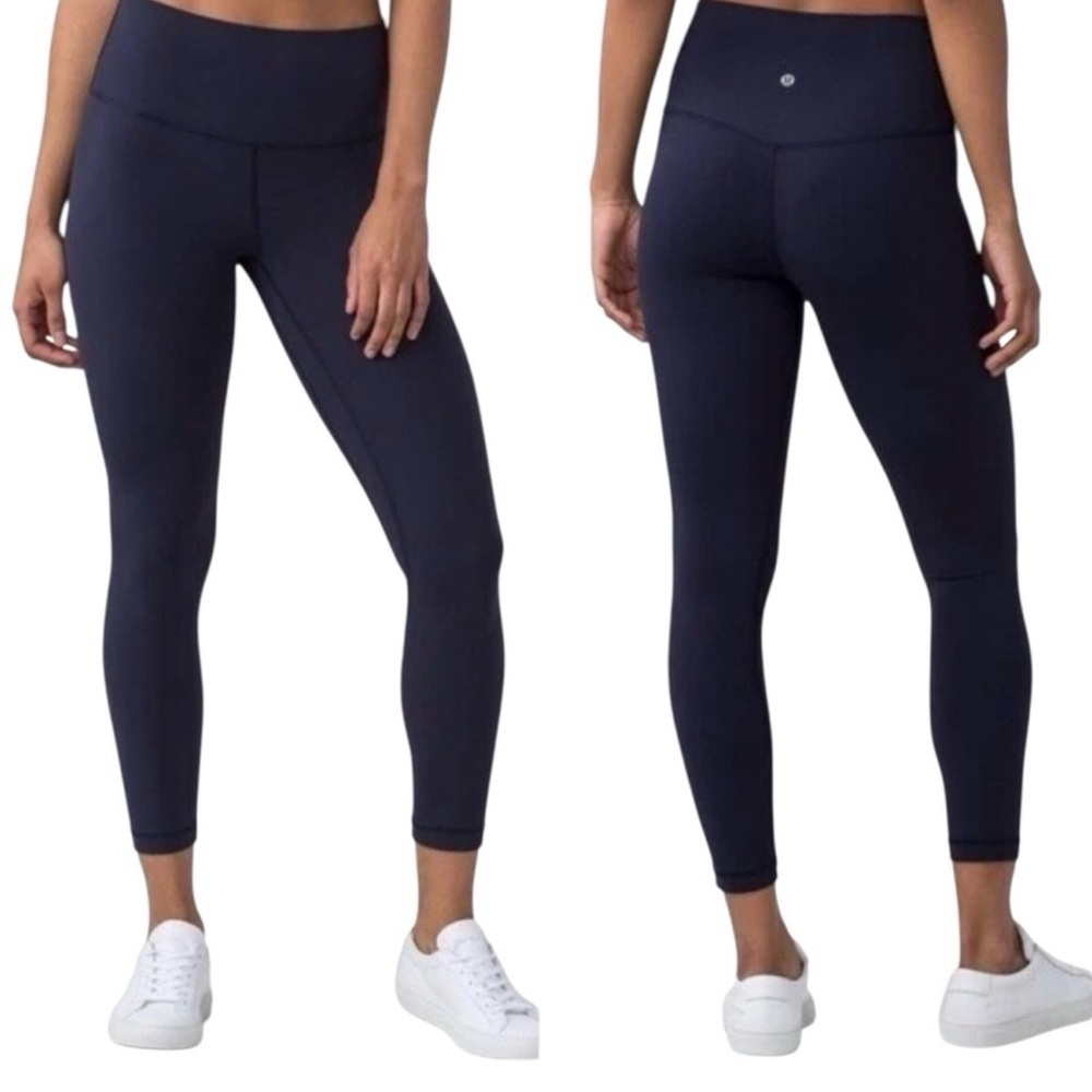 Lululemon Athletica Dark Blue High-Rise Leggings